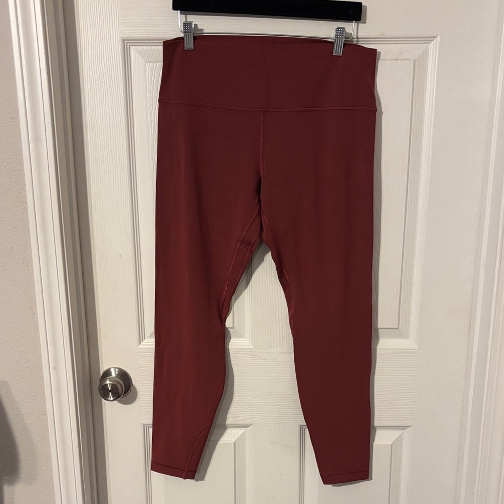 Lululemon Align High-Rise Pant 28" Size 14 Red Merlot